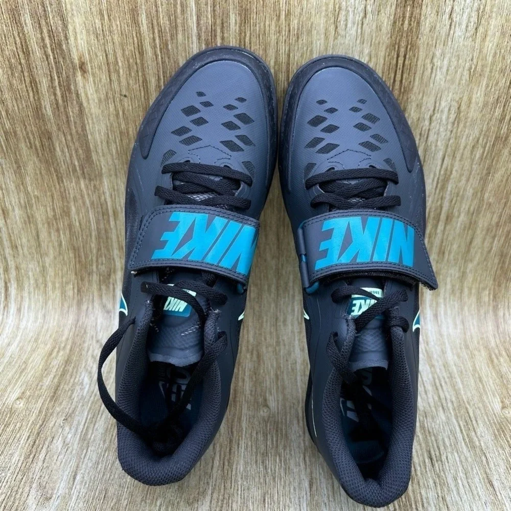 Nike Zoom Rival SD 2 Men's 9.5 Track Field Throwing‎ Shoes Black Blue FZ9665-001